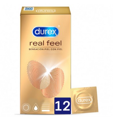 Durex Preservativos Real Feel 12 unidades Durex Preservativos Real Feel 12 unidades