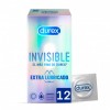 Durex Invisible Lubricado 12 unidades