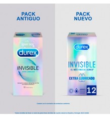 Durex Invisible Lubricado 12 unidades