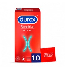 Durex Préservatif Sensible Slim Fit 10 unités