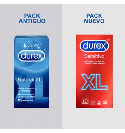Durex Preservativos Sensitivo Suave Para Mayor Sensibilidad Talla Xl 10  unidades