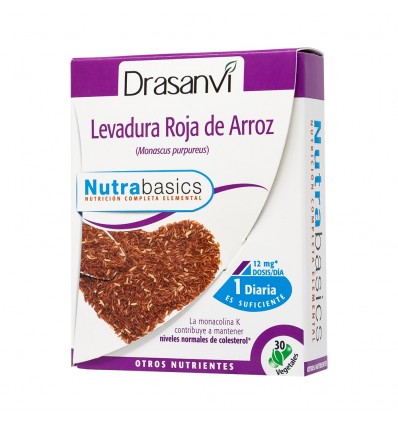 Levadura Roja De Arroz 30 Capsulas Nutrabasicos Drasanvi