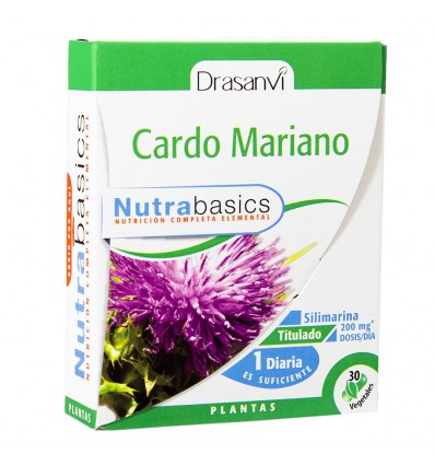 Cardo Mariano 30 Capsulas Nutrabasicos Drasanvi