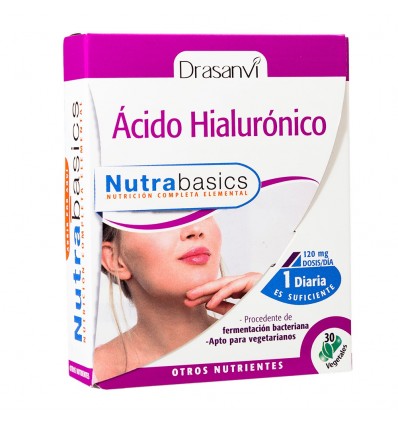 Acido Hialuronico 30 Capsulas Nutrabasicos Drasanvi