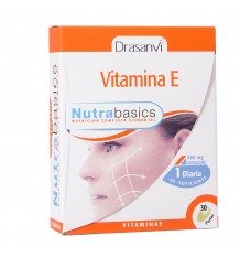 Vitamina E 30 Pérolas Nutrabasicos Drasanvi