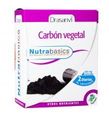 Carbone Végétal 60 Capsules Nutrabasic Drasanvi