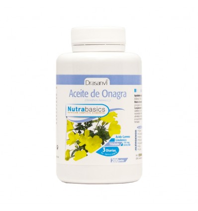 Onagra Aceite 200 Perlas 500 mg Nutrabasicos Drasanvi