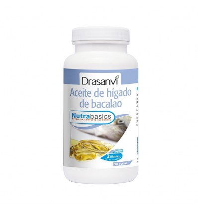 Higado Bacalao Bote 90 Perlas Nutrabasicos Drasanvi