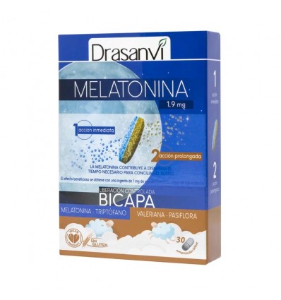 Melatonin 1,9 mg Doppelschicht 30 Tabletten Drasanvi