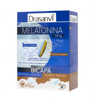 Melatonina 1.9 mg Bicapa 60 Comprimidos Drasanvi