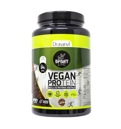 Proteina Vegetal Sabor Brownie 600G Sport Live Drasanvi Proteina Vegetal Sabor Brownie 600G Sport Live Drasanvi