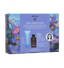 Apivita Aqua Beelicious Hydratant Gel Crème 40 ml + Crème-Nettoyage Foam75ml + Cadeau Ruban
