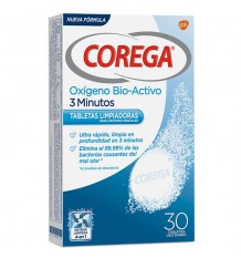 Corega Oxígeno Biactivo 30 comprimidos efervescentes