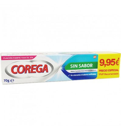 Corega Sin Sabor 70 gramos Formato Ahorro Corega Sin Sabor 70 gramos Formato Ahorro