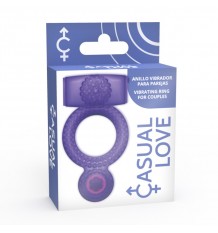 Casual Liebe Ring Doppel Vergnügen Ring Lila