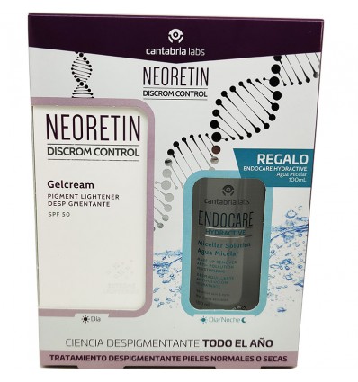 Neoretin Gel Creme spf50 40ml + Endocare água micelar 100ml