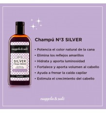 Nuggela Sule Champu Numero 3 Silver Cabellos Blancos Grises 250ml