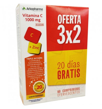 Arkovital Vitamina C 60 Comprimidos efervescentes
