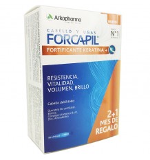 Forcapil Fortificante Queratina 180 Capsulas Promocion