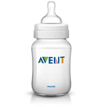 Avent Classic Baby Bottle 260 ml White