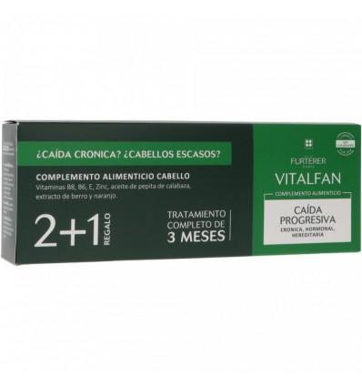 Rene Furterer Vitalfan Anticaida Progressiva 90 Cápsulas 3 Meses