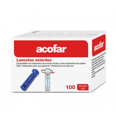 Acofar Lancetas Esteriles 100 Unidades Acofar Lancetas Esteriles 100 Unidades