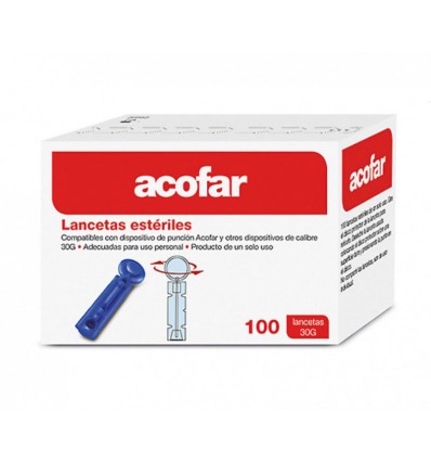 Acofar Lancetas Esteriles 100 Unidades