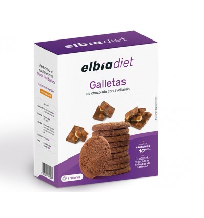 Elbia Diet Galletas Chocolate Avellanas 7 Raciones