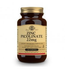 Solgar Picolinato zinco 22mg 100 comprimidos