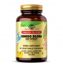 Ginkgo Biloba 60 Gélules Végétales Solgar Spf