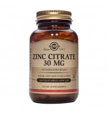 Solgar Citrato de Zinc 30mg 100 Capsulas vegetales