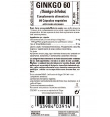 Solgar Ginkgo 60 Capsulas Vegetales