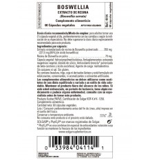 Solgar Spf Boswellia Extracto Puro 60 Capsulas