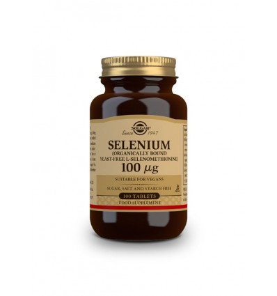 Solgar Selenio 100mcg (Sin levadura) 100 Comprimidos