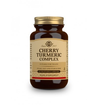 Solgar Cereza y Curcuma Complex 60 Capsulas Solgar Cereza y Curcuma Complex 60 Capsulas