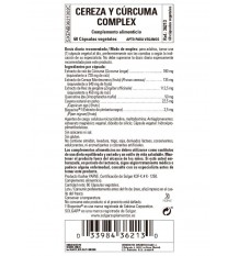 Solgar Cereza y Curcuma Complex 60 Capsulas