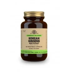 Solgar Spf Gingseng Coreano Extracto Puro 60 Capsulas