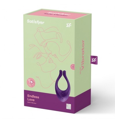 Satisfyer Endless Joy Vibrador para Parejas Lila