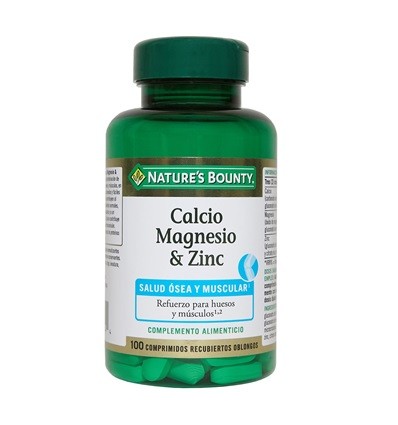 Nature's Bounty Calcio Magnesio Zinc 100 Comprimidos