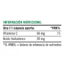 Natures Bounty Acido Hialuronico 20mg con vitamina C 30 capsulas