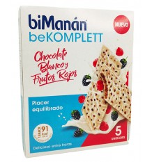 Bimanan Bekomplett White Chocolate Bar With Red Fruits 5 Units