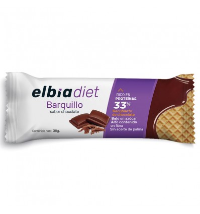 Elbia Diet Barquillo Chocolate 24 Unidades