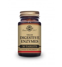 Enzymes Digestives Végétaliennes Solgar 50 Comprimés