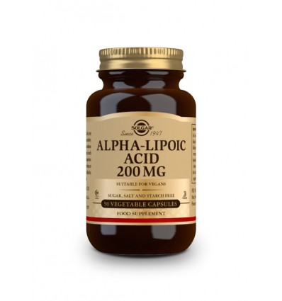 Solgar ácido Alfa lipóico 200mg 50 Cápsulas Vegetais