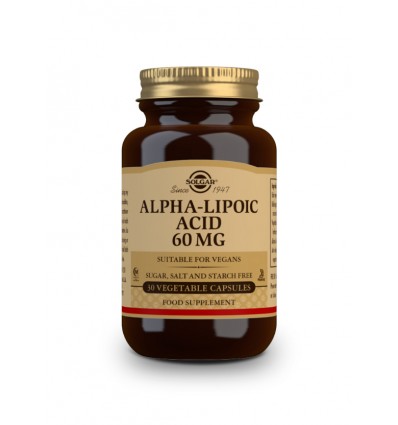 Acide Alpha-Lipoïque Solgar 60mg 30 Gélules