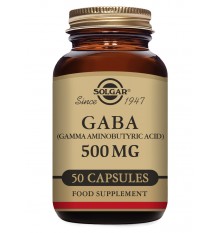 Gaba Solgar 500 mg 50 Capsulas