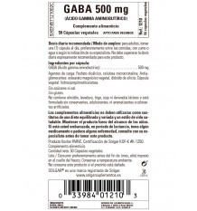 Gaba Solgar 500 mg 50 Capsulas