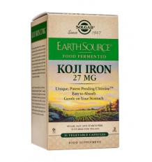 Solgar Earth Source Koji Iron 27mg 30 Capsulas Vegetales