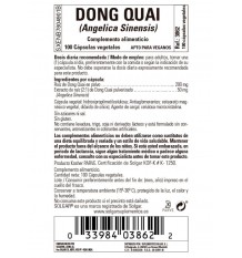 Solgar Dong Quai 100 Capsulas Vegetales