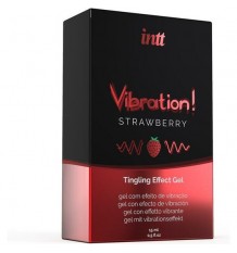 Intt Vibration Strawerry Gel Excitante Parejas 15ml